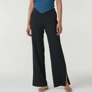 VETTA side slit pants (XS)